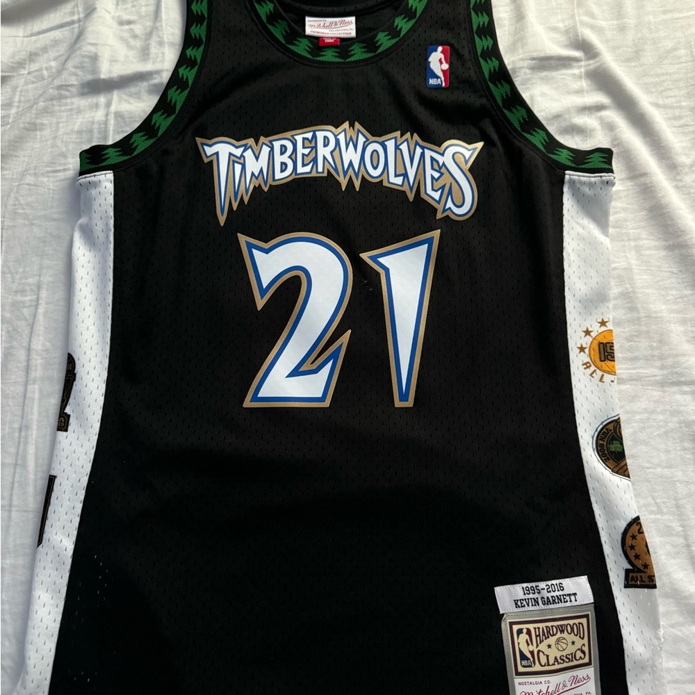 Kevin Garnett Timberwolves 1995-2016 Hardwood Classics Special Edition Jersey